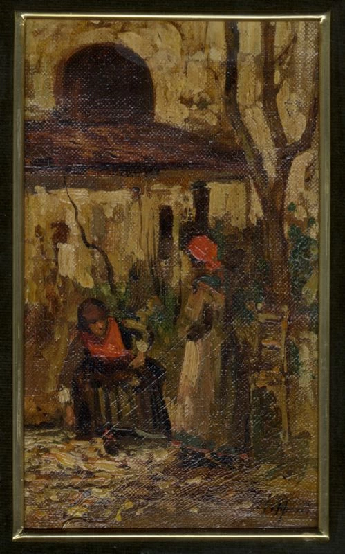  133-Scena di vita campestre